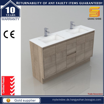 Australian Style MDF Boden Standing Double Sinks Bad Schrank